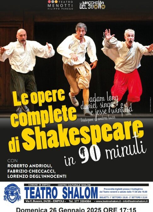 LE OPERE COMPLETE DI SHAKESPEARE IN 90 MINUTI