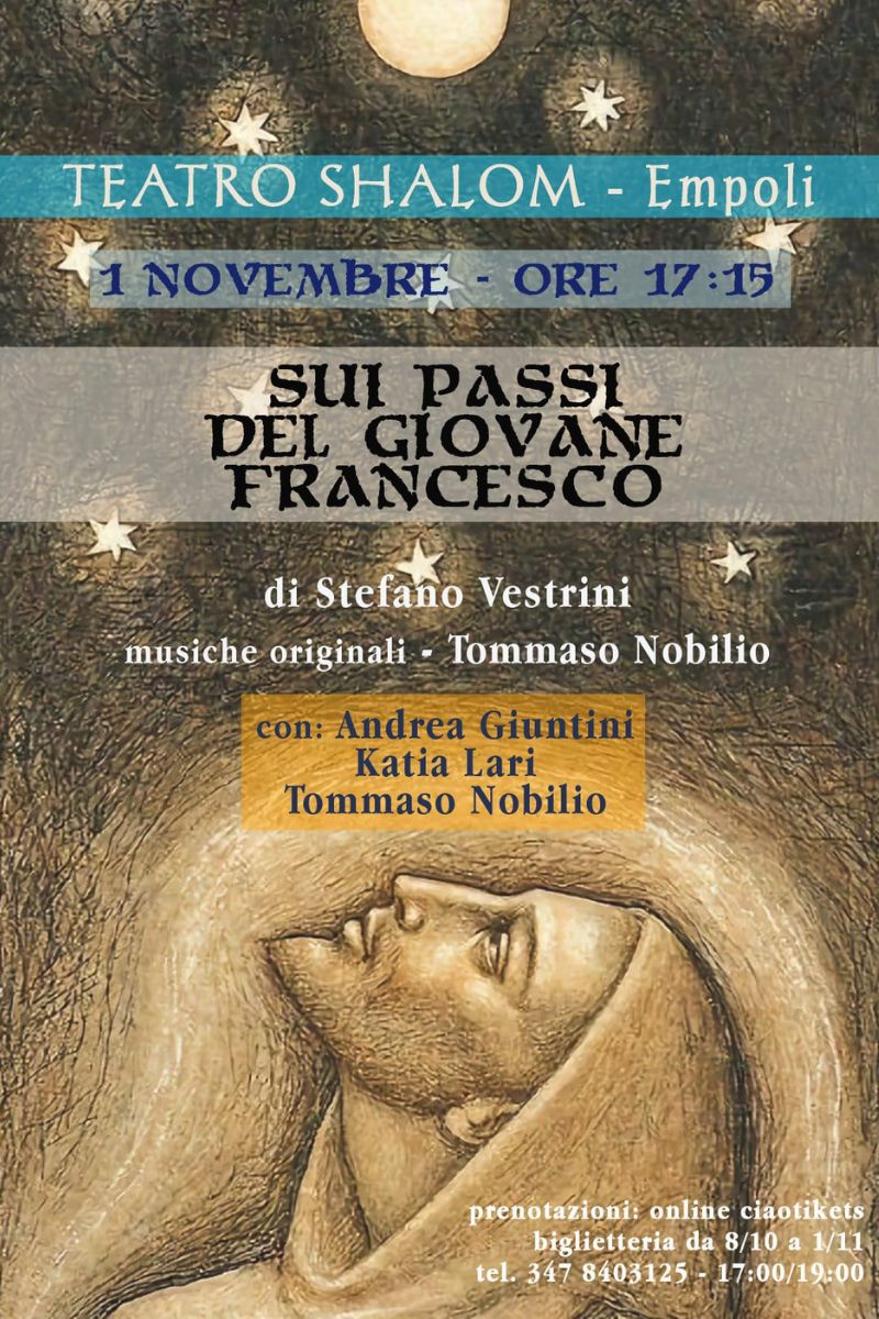 La vita e la voce del giovane Francesco al Teatro Shalom